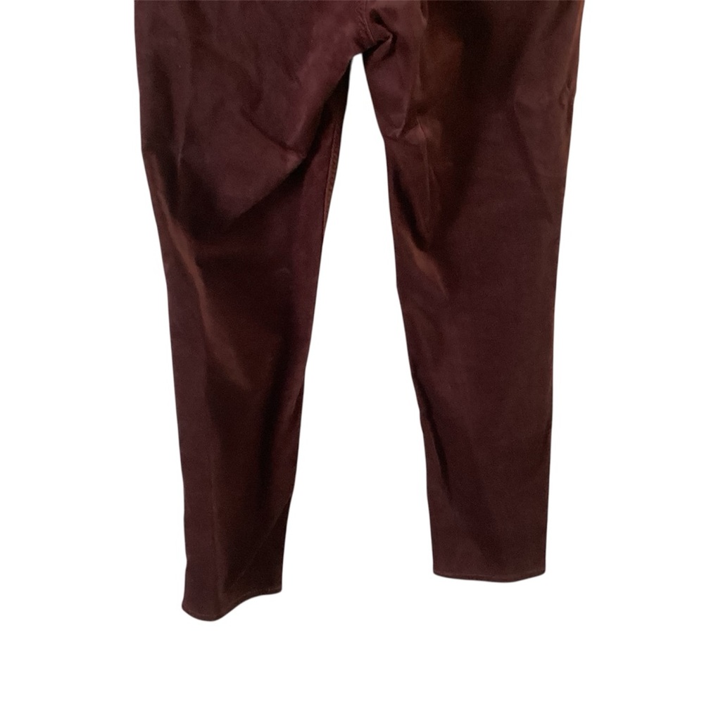 Loft Velveteen High Waist Straight Leg Pants 12 - Picture 6 of 9